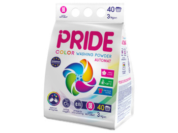 Стиральный порошок автомат Pride "Весенние цветы" для цветных вещей 3кг