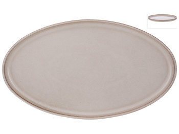 Блюдо овальное керамическое Modern line, 31,5x18см, цвет – бежевый