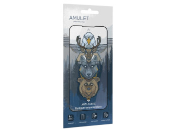 Защитное стекло Amulet 2.5D HD Antistatic for Samsung A14 5G/A14/M14 5G, цвет черный