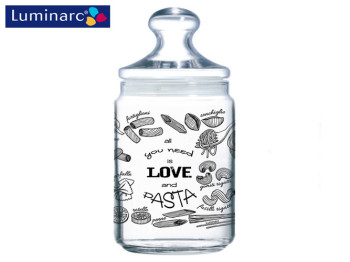 Банка стеклянная Luminarc Club Love Pasta 1л 67414