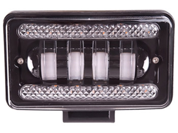Фара робочого світла + DRL LP-7716 HI+LOW (150*90x70) 9-36V/40W/6000K