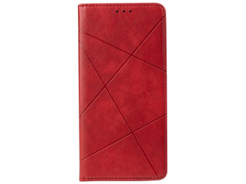 Чехол-книжка Business Leather для Xiaomi Mi 12 Pro Цвет Красный
