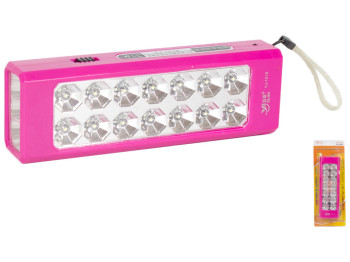 Фонарик-лампа светодиодный аккумуляторный Yajia 3+14LED 450mAh 1W