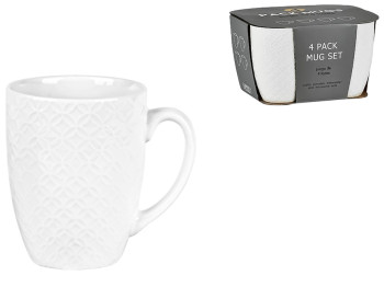 Набір чашок White, 360мл (ціна за набір 2шт) 