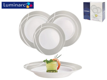 Сервіз столовий Luminarc Fairy Smoky (ціна за набір 18 предметів) J2037