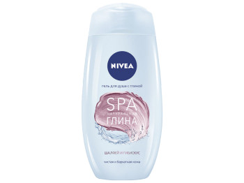 Гель для душу Nivea "Spa натуральна глина" шавлія і гібіскус 250мл