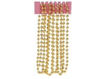 Намисто, колір - золото, 8ммх2,7м