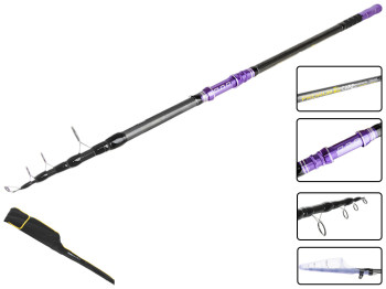 Спінінг телекарп Sams fish "Premium carp" карбон, 4 кілець, 3 секції 80-200г 3,3м