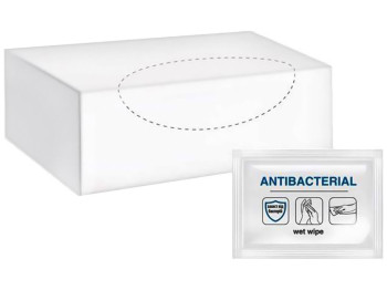 Салфетки влажные для кожи рук и тела Pro Service, антибактериальные, без спирта, 80шт
