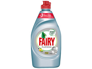 Засіб для миття посуду FAIRY Platinum Лимон та лайм 430мл