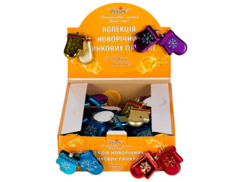 Ялинкові іграшки "Рукавички" 10см 2шт / наб (ціна за упаковку 36наб)
