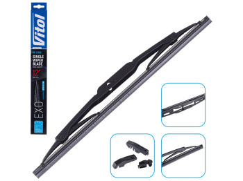 Щетка стеклоочистителя каркасная VITOL EXO 12", 30см (VK-12300)