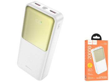 Універсальна мобільна батарея Power Bank Hoco J136A Sirui 22.5W+PD20W 20000mAh, колір бiлий