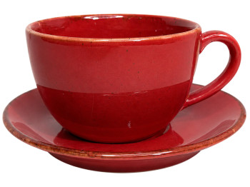 Чайний набір Porland Seasons Red, 320 мл, 2 предмети
