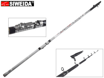 Вудка Siweida "Medusa" карбон IM7, 7 кілець, 5-секційна 5м 5-25г