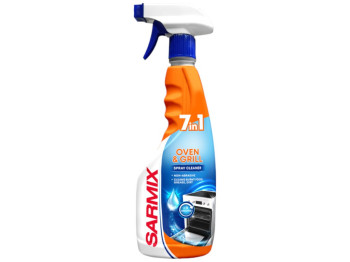 Засіб для чищення Sarmix Oven&Grill, для духових шаф та мікрохвильових печей, з тригером, 500мл