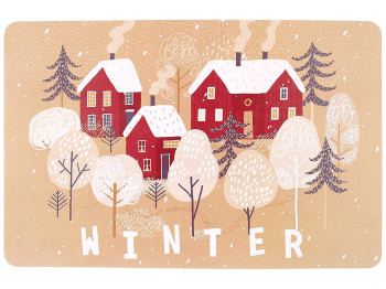 Салфетка сервировочная (плейсмат) Happy holidays, 43x28см