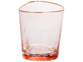 Стакан с золотым кантом Diva Pink, 350мл