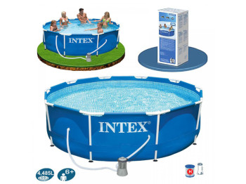 Бассейн каркасный круглый Metal Frame. Intex 28212