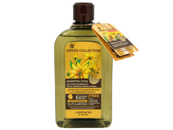 Шампунь-догляд Green Collection "Додатковий об'єм і сяючий блиск" 500мл