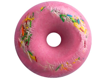 Шипучее средство для ванн Milky Dream Пенный Donut, Малина и Черника, 140г