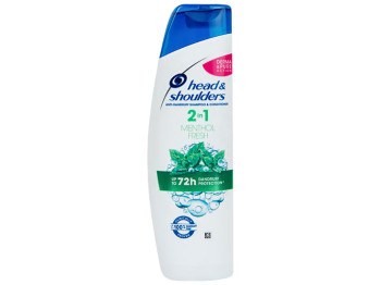 Шампунь против перхоти и бальзам-ополаскиватель Head&Shoulders Свежесть Ментола 2в1 360мл