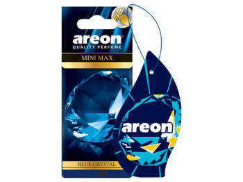 Освіжувач повітря AREON Mini Max сухий листочок BLUE CRYSTAL (Блакитний кристал)