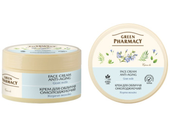 Крем для обличчя "Зелена аптека" Козяче молоко Омолоджуючий 200мл