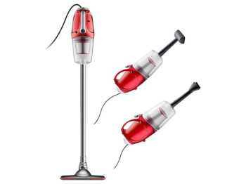 Пилосос Sokany, 3600Вт, 1,7л, HEPA фільтр, 8 насадок, довжина шнура 4м, 68×41,5×39,5см, колір червон