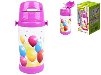 Детский термос с силиконовой трубочкой Maestro, 350мл