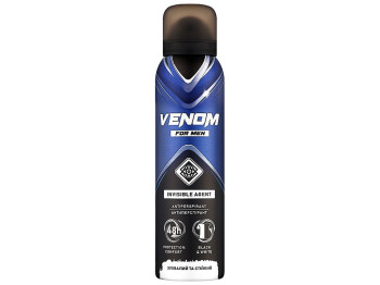 Дезод-антиперспирант Venom for men Invisible Agent, 150мл