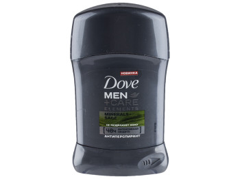 Антиперспирант-карандаш Dove men+care elements Свежесть минералов и шалфея 48ч 50мл