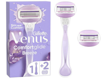 Бритва с 3 лезвиями Gillette Venus ComfortGlide Breeze с 1 сменной кассетой