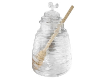 Банка Led Honey с бамбуковой ложкой, 480мл, 6900069906371