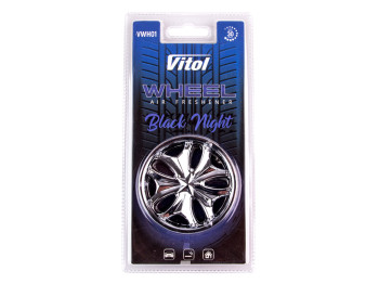 Освежитель воздуха Vitol Wheel Black Night, ароматизированные гранулы