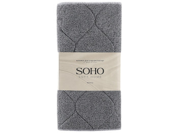 Коврик для сушки посуды Soho Lt Gray Stitch, полиэстер, 38×51см, цвет светло-серый