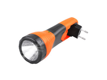Фонарь Luxury 209, 1 LED, встроенный аккумулятор, зарядка 220V (Yajia)