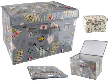 Ящик для игрушек и прочего ПВХ 38x25x25см