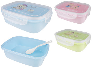 Ланч-бокс с ложкой 19,4х15х6,5см 750мл