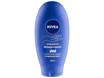 Крем для рук Nivea "Живлення і турбота" з мигдальною олією 100мл