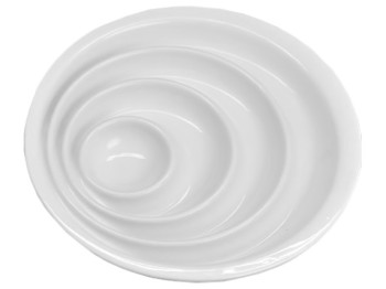 Менажница фарфоровая Streaks 8" D20,5см