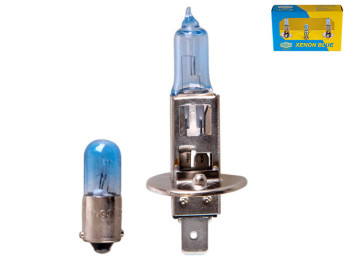 Лампа автомобильная Trifa, двойная коробка с 2 лампами H1 и 2 T4W, 12V (цена за комплект 4 предмета)