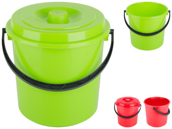 Ведро пищевое с крышкой 10л ОлексПласт 70481