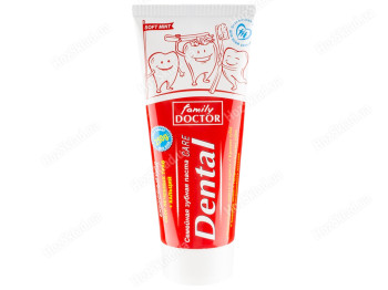 Зубна паста сімейна Family Doctor Dental care Щоденний догляд з пребіотиком 250г