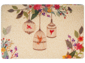 Коврик придверный Клетка 60х40см