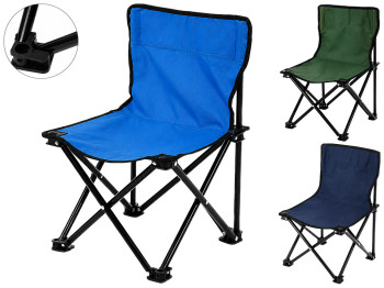 Стілець складний Emipro, 45×45×70 см, навантаження до 60 кг, 3 кольори (ціна за 1шт)
