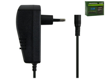 Универсальное зарядное устройство ZD668 30W с 6 сменными разъёмами, цвет черный