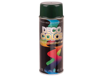 Краска аэрозольная Deco Color Decoration, темно-зеленый, 400мл