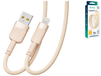 Кабель USB Ridea RC-CP43 ColorPro Lightning 12W 1,2м Цвет Оранжевый