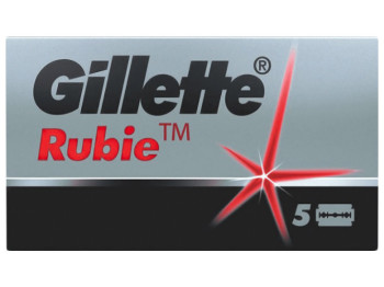 Лезвия Gillette Rubbie platinum двусторонние 5шт